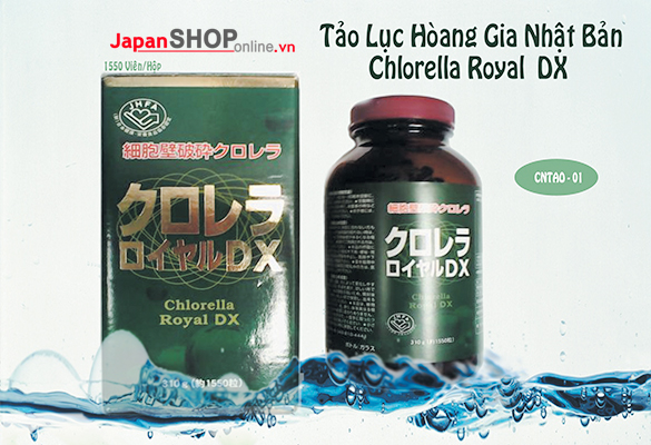 Tảo Lục Hoàng Gia (Nhật Bản) Chlorella Royal DX