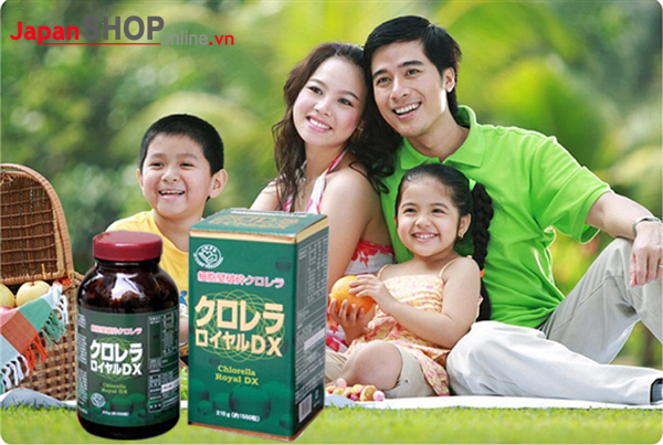 Chăm sóc gia dình cùng Chlorella Royal DX 