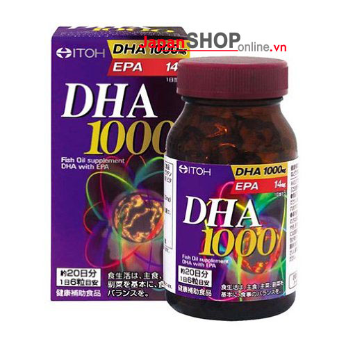 Viên Uống Bổ Não DHA 1000mg EPA ITOH 